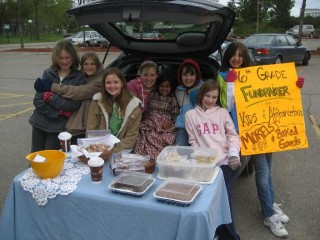 CF Sixth Grade Girls Rock!! Bake sale!